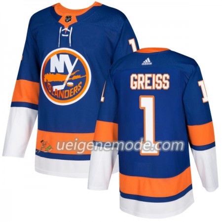 Herren Eishockey New York Islanders Trikot Thomas Greiss 1 Adidas 2017-2018 Royal Authentic